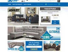 Tablet Screenshot of furnitureandmore.ca